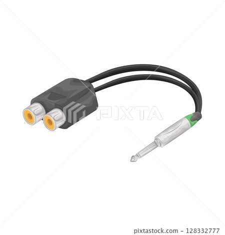 Illustration of Jack connector Illustration of Jack connector 128332777
