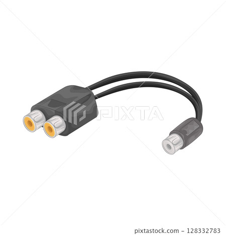 Illustration of Jack connector 128332783