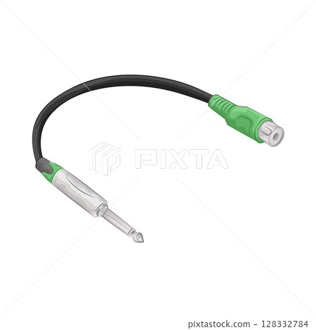 Illustration of Jack connector Illustration of Jack connector 128332784