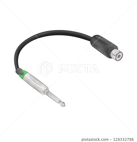 Illustration of Jack connector Illustration of Jack connector 128332786