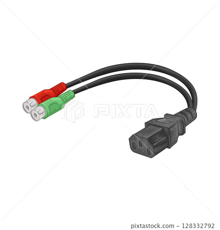 Illustration of Jack connector Illustration of Jack connector 128332792