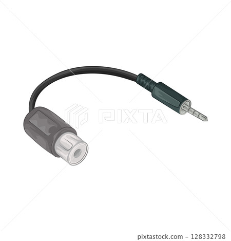 Illustration of Jack connector 128332798