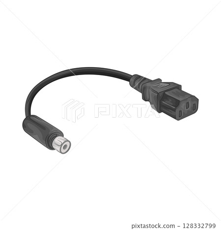Illustration of Jack connector 128332799