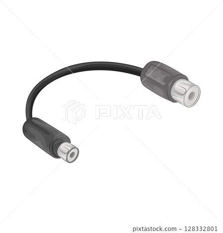 Illustration of Jack connector Illustration of Jack connector 128332801