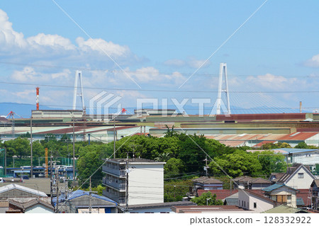 Aichi prefecture Tokai cityscape 128332922