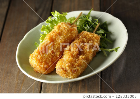 Vegetables and skewers Vegetables and skewers 128333003