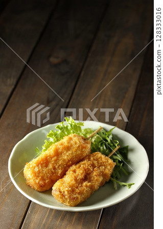Vegetables and skewers 128333016