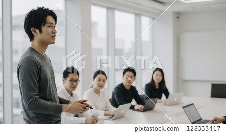 商務會議和演示 128333417