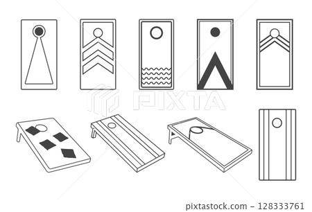 Cornhole boards svg, Cornhole board outline, Cornhole svg, Cornhole outline, Cornhole board silhouette, Cornhole boards outline bundle. 128333761