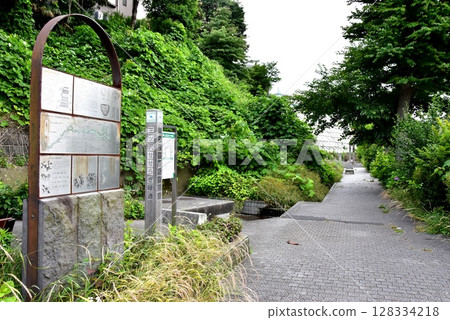 Yokohama City Mitsuzawa Seseragi Greenway and Information Board 128334218