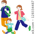 一家人出去的插圖 128334487