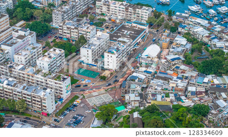 July 5 2025 View of Compact Residential Area with Urban and Natural July 5 2025 View of Compact Residential Area with Urban and Natural 128334609