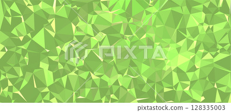 Abstract background Green polygon pattern low poly triangle shape, geometric background with lowpoly background 128335003