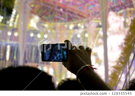 Capturing Devotion, A Pandal Through the Mobile Lens Capturing Devotion, A Pandal Through the Mobile Lens 128335545