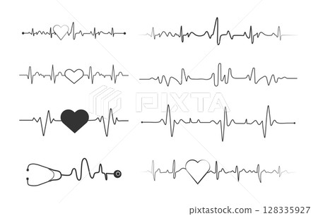 Heartbeat svg, Heartbeat silhouette, Ekg heartbeat silhouette, Stethoscope health heart ekg svg, Ekg heartbeat svg, Heartbeat clipart, Stethoscope health heart ekg silhouette 128335927