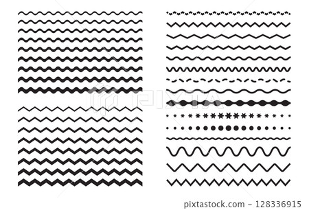 Zigzag line svg, Zigzag line silhouette, Zigzag svg, Wave line svg, Wave line silhouette, Zigzag line vector set Zigzag line svg, Zigzag line silhouette, Zigzag svg, Wave line svg, Wave line silhouette, Zigzag line vector set 128336915