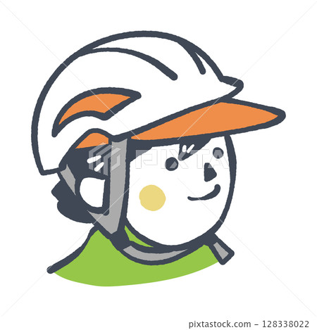 一名男子在爬山時戴著頭盔以確保安全 128338022