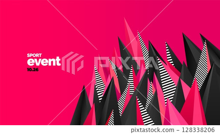 Layout poster template design for mega event Layout poster template design for mega event 128338206