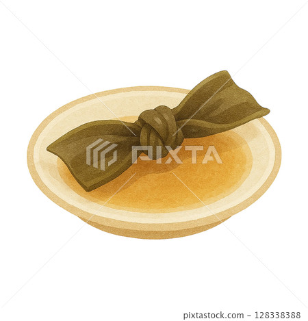 [Oden] Illustration of knotted kelp 128338388