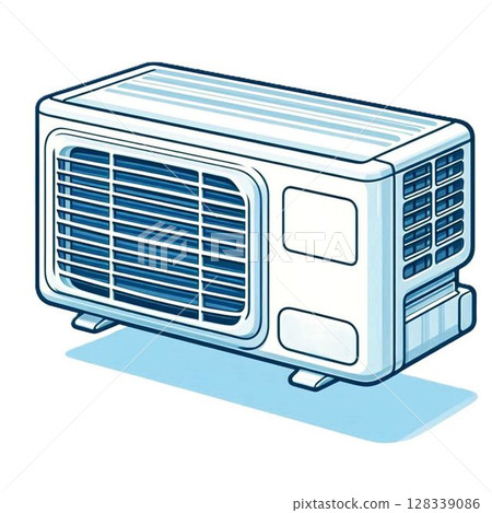 空調室外機的插圖 128339086
