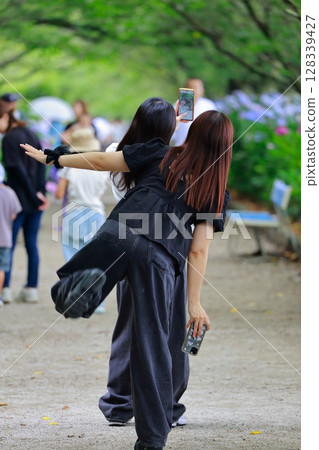 Generation Z: High school girls 128339427