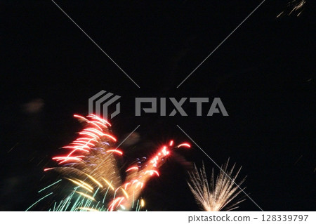 Itami Fireworks Festival, Hyogo Prefecture, August 128339797