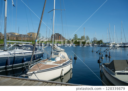 Scenery around Østerport, Copenhagen (Østerport)/Denmark 128339879