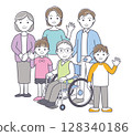 家庭形像老人兒童02 128340186