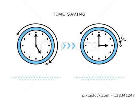 節省時間的插圖 128341247