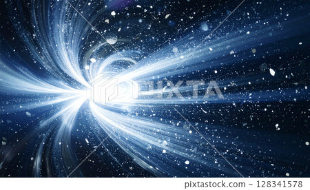 A space-time tunnel where light spreads 128341578