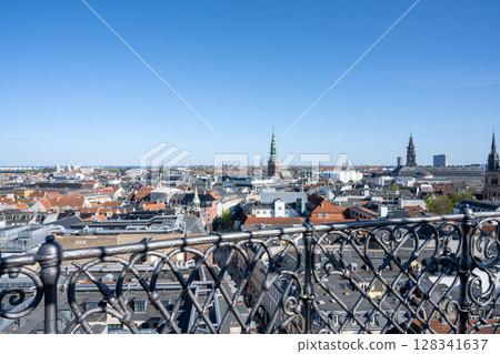 View of Copenhagen from the Round Tower, Denmark View of Copenhagen from the Round Tower, Denmark 128341637