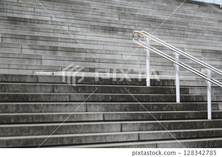 Image of stairs and handrails 128342785