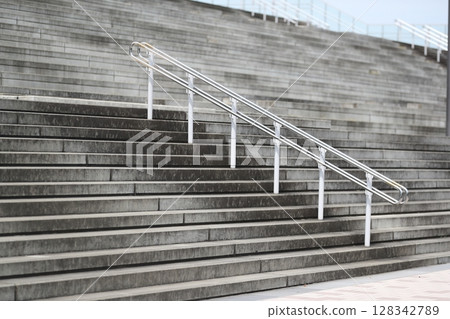 Image of stairs and handrails 128342789