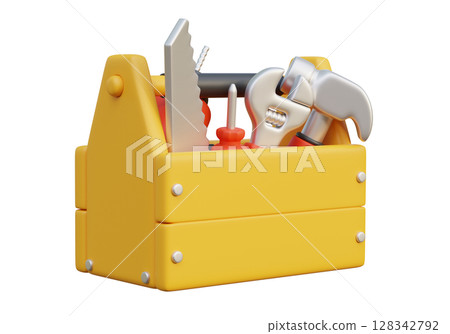 tool box 3D Graphic Icon 128342792
