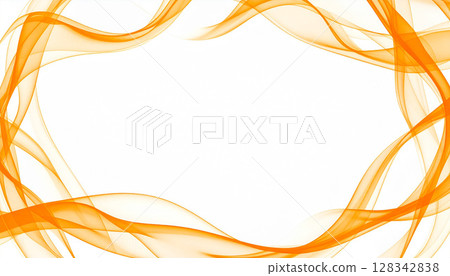 Orange soft wave pattern background 128342838