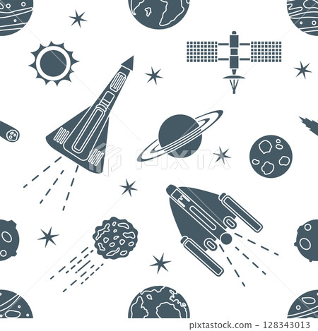 Space Pattern Telescope Planets Shuttle Galaxy Space Pattern Telescope Planets Shuttle Galaxy 128343013