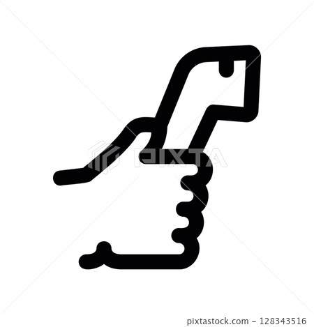 Empty frying pan kitchen 128343516