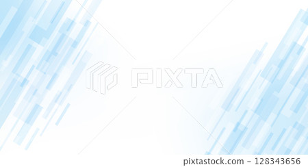 帶有對角線的網路風格紋理框架背景（藍色） 128343656