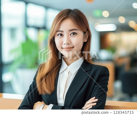 Professional Businesswoman in Office Environment 128343715