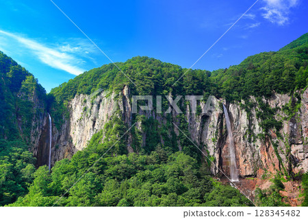 [長野縣] 鬱鬱蔥蔥的米子瀑布（不動瀑布、權現瀑布） 128345482