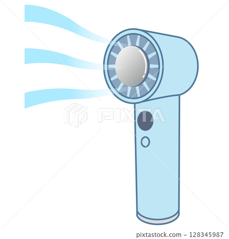 Handy fan with cooling plate Electric fan 128345987