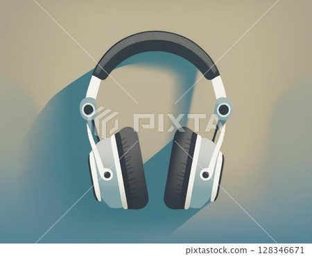 Transparent design headphones 128346671