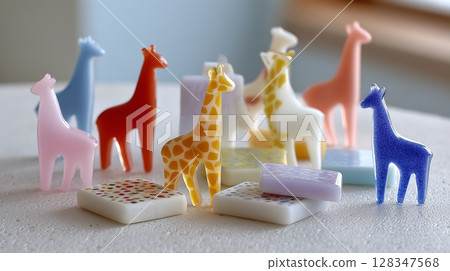 Glass Object - Giraffe 128347568