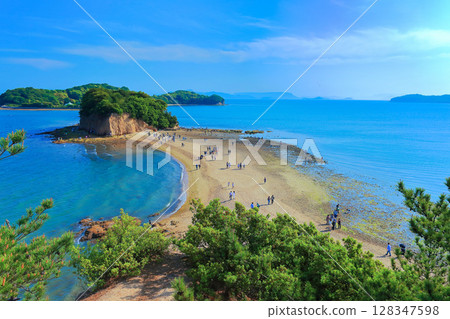 【香川縣】晴天的天使之路（小豆島） 128347598