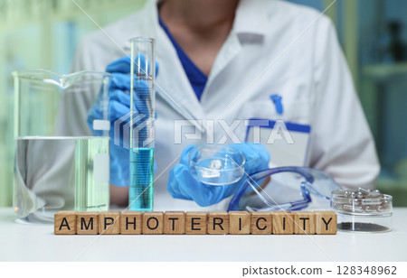Exploring the concept of Amphotericity in Chemistry using various Laboratory Equipment and tools 128348962