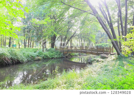 天平之丘公園 小寶橋 天平之丘公園 小寶橋 128349028