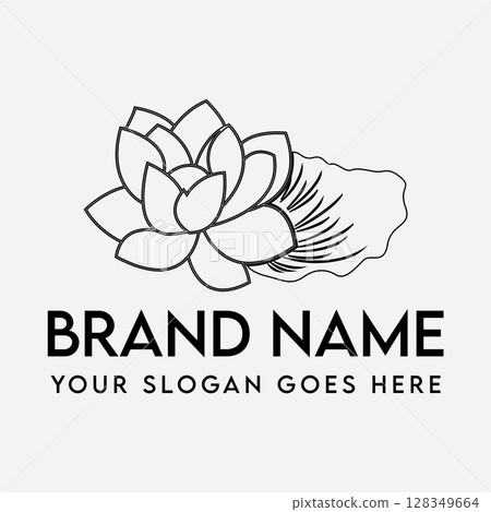 Graceful Lotus Logo Design Graceful Lotus Logo Design 128349664