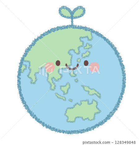 雙葉與微笑的地球 128349848