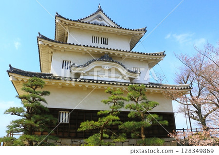 Spring Marugame Castle 128349869