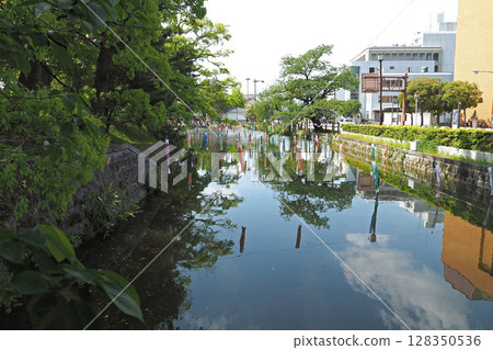 Moat of Kijo Park (Tsuchiura Castle ruins) [Tsuchiura City, Ibaraki Prefecture] 128350536